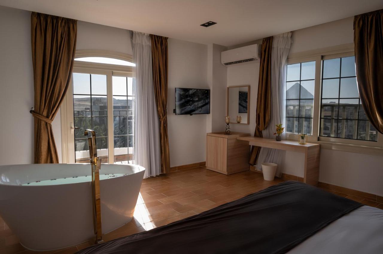 Palm Pyramids View Inn Kafret el-Gabal 外观 照片