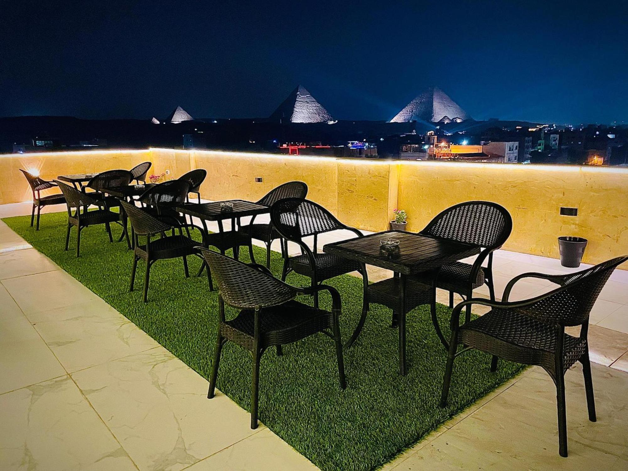 Palm Pyramids View Inn Kafret el-Gabal 外观 照片