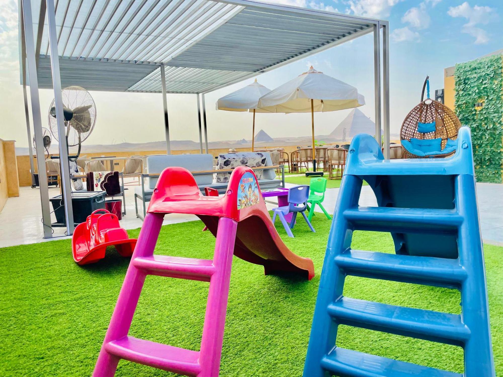 Palm Pyramids View Inn Kafret el-Gabal 外观 照片
